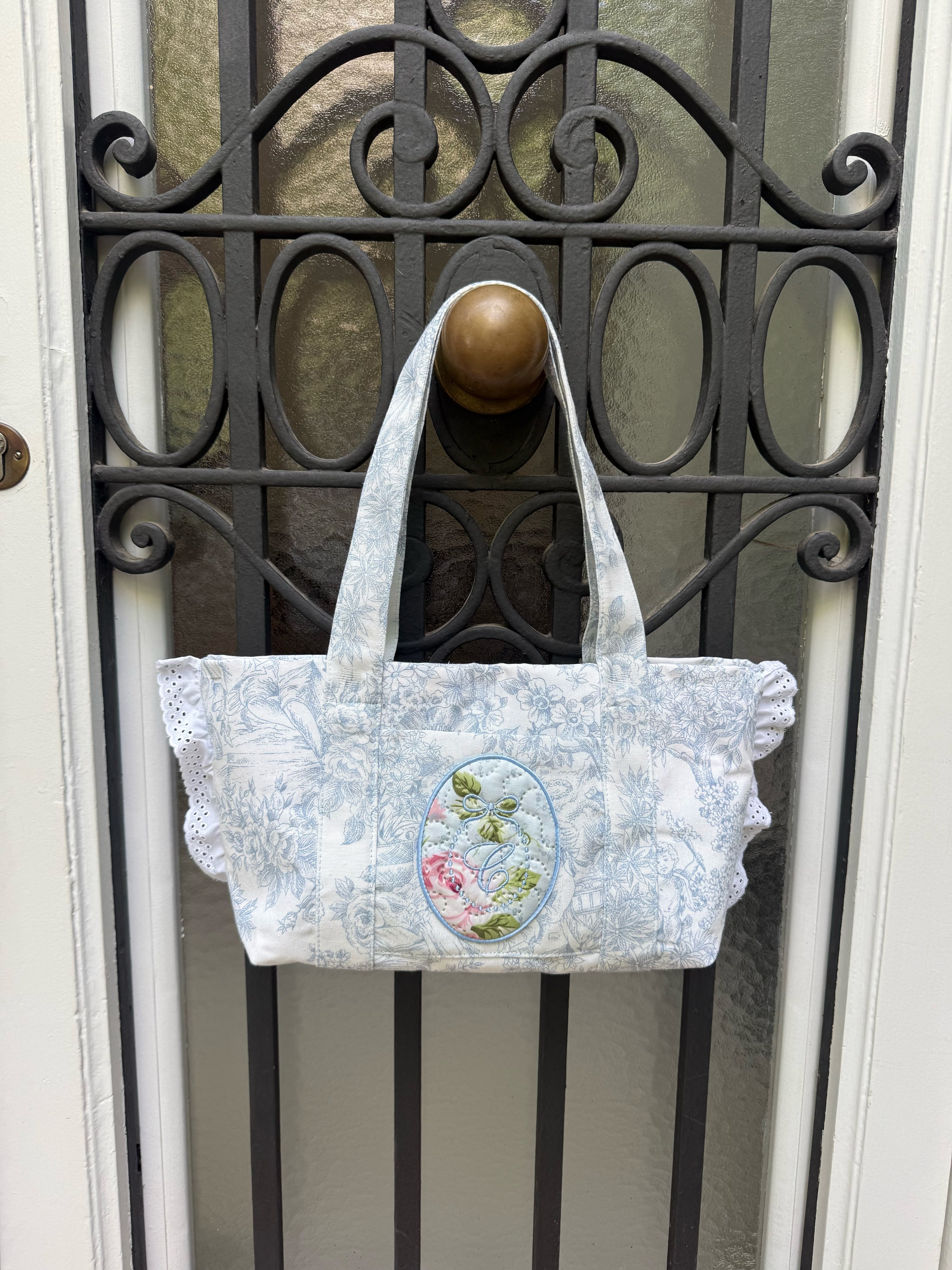 Cesta Toile de Jouy 