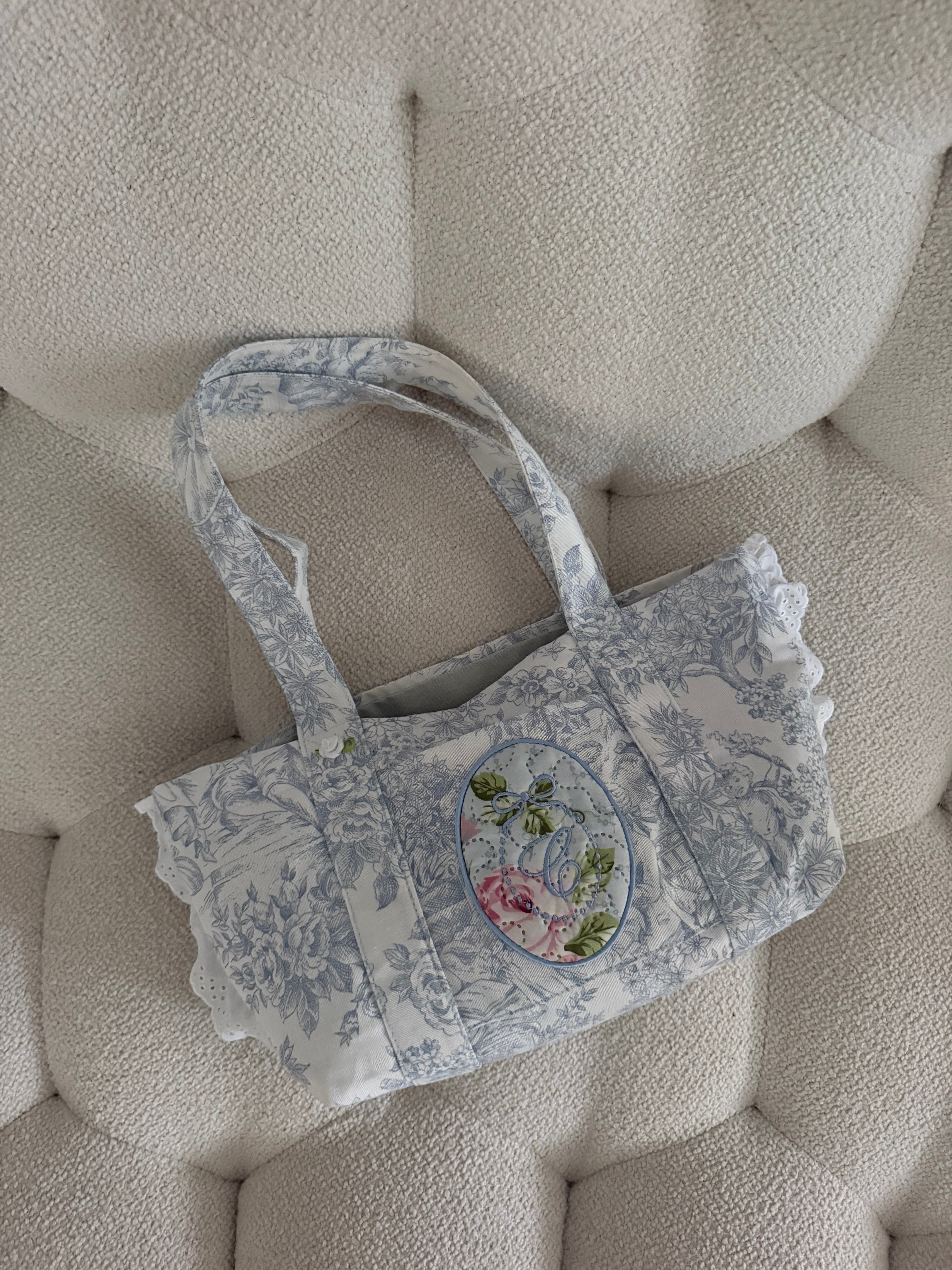 Cesta Toile de Jouy 