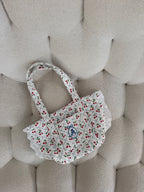 Small Broderie Cherry Basket
