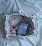 Small Broderie Cherry Basket