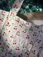 Small Broderie Cherry Basket