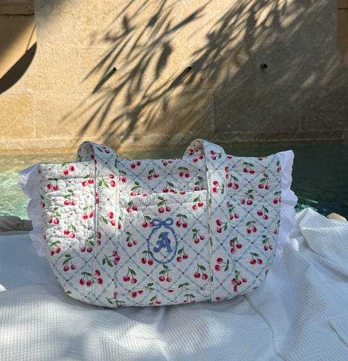 Initial Crown Embroidery - Customise any cotton basket