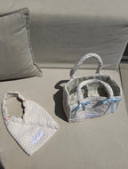Mini Crochet Broderie Tote