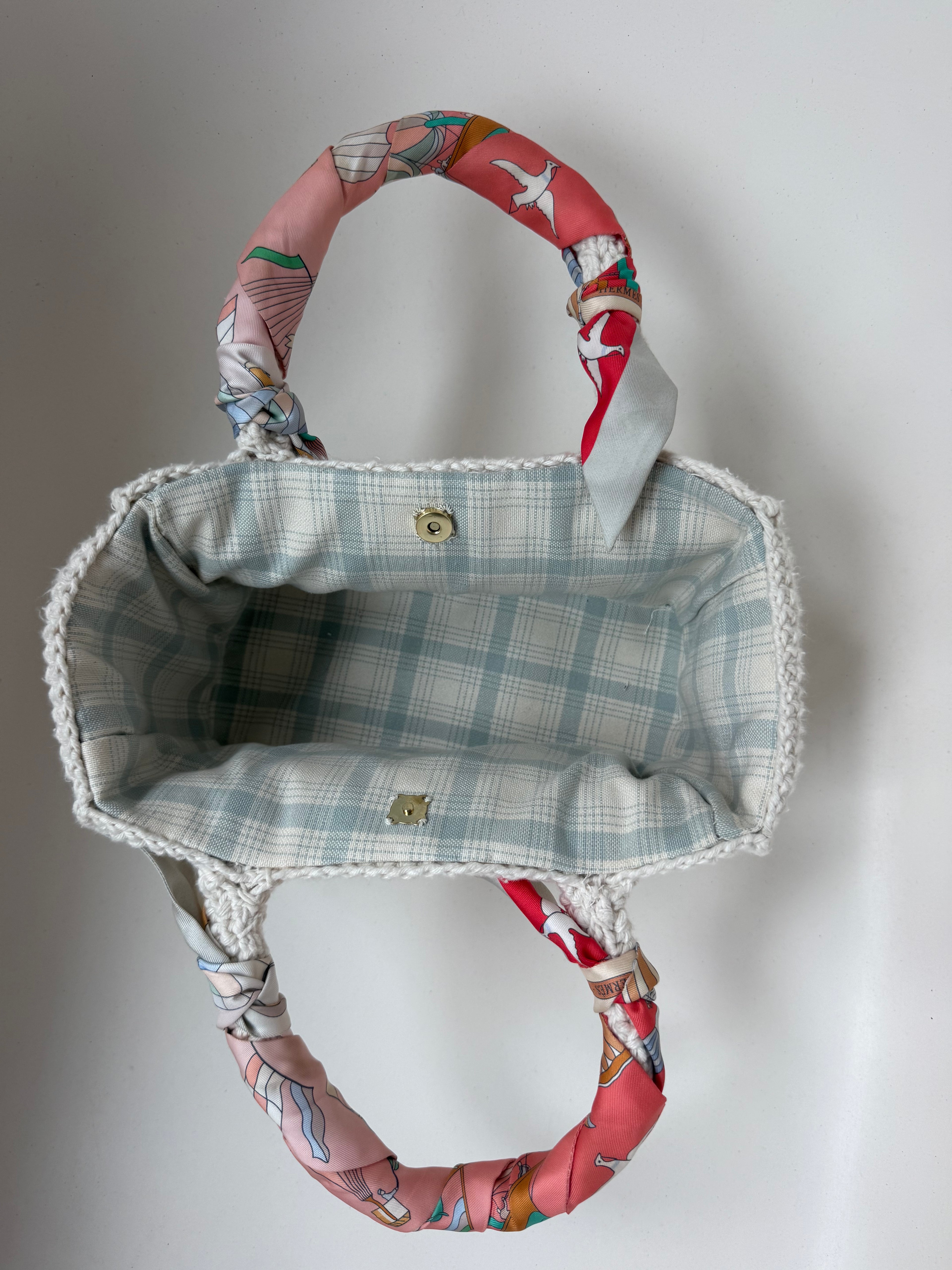 Cesta crochet personalizada