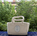Cesta crochet personalizada