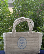 Cesta crochet personalizada