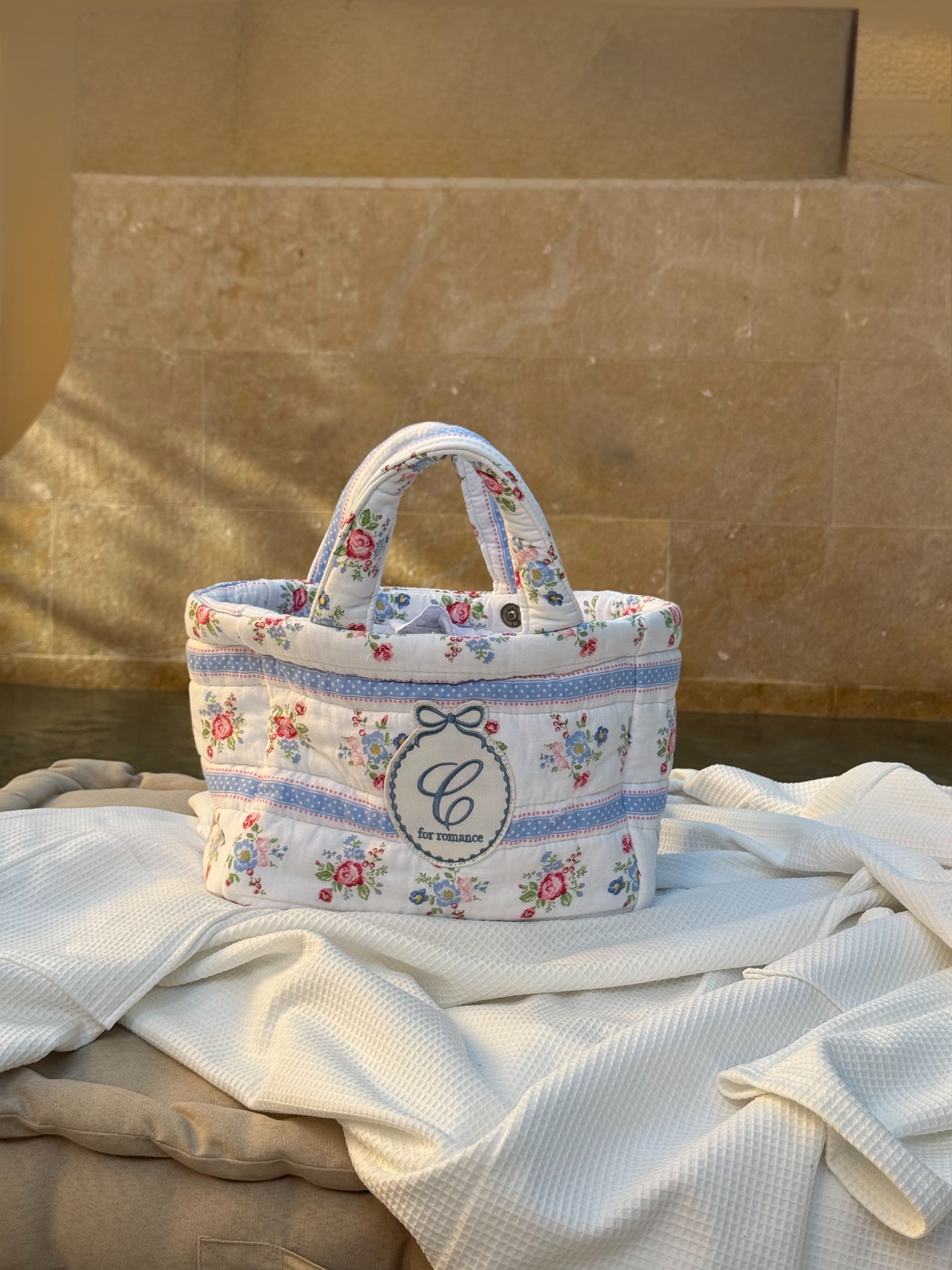 Small Quilted Jardin Tote