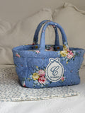 Small Quilted Bloom Tote