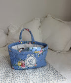 Small Quilted Bloom Tote